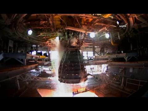 NASA tests engine that could launch astronauts to Mars