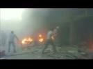 Syrians pull bodies and injured from rubble in Idlib - video