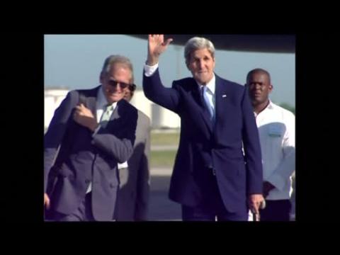 U.S. Secretary of State in Cuba for first time in 70 years