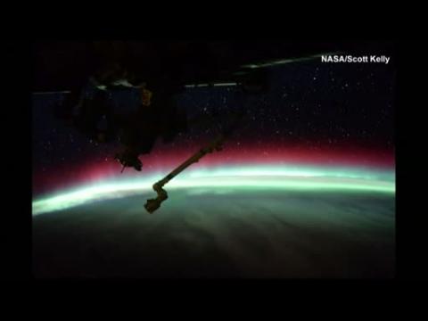 NASA astronaut captures Aurora Borealis from space