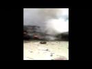 Several killed in Latakia car boming as Syria air strikes continue  - amateur video