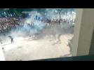 Ukraine grenade explosion caught on camera
