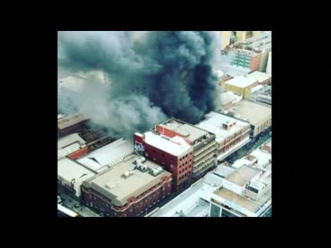 Large fire in centre of Adelaide leaves building damaged and four in hospital - local media
