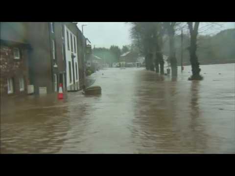 Storm Desmond floods northern English town
