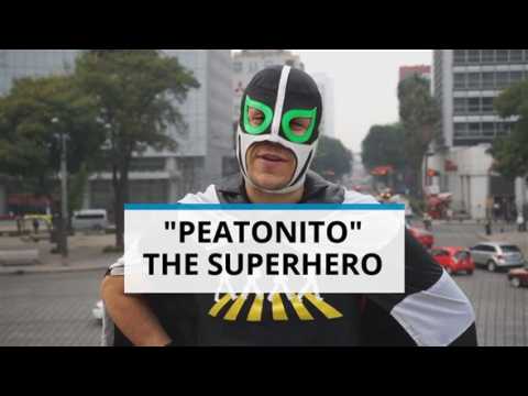 Mexico City's superhero: Luchador saves pedestrians