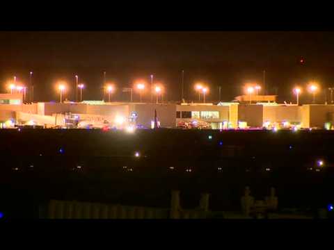 Plane skids off runway at Nashville airport