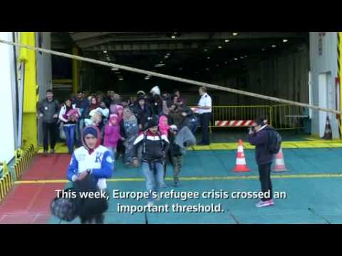 EU migrant numbers top one million for 2015: IOM