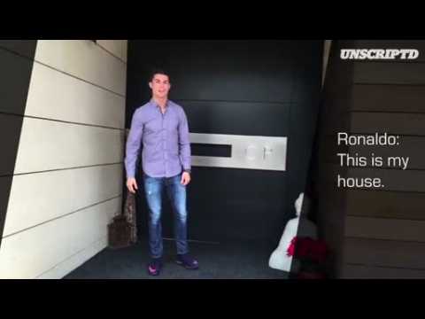 Christmas message from Cristiano Ronaldo as he shows off his house