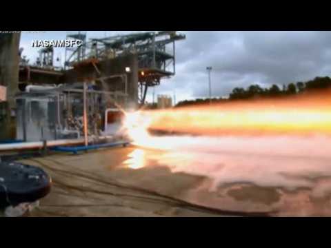 NASA  test fires 3D-printed rocket engine parts