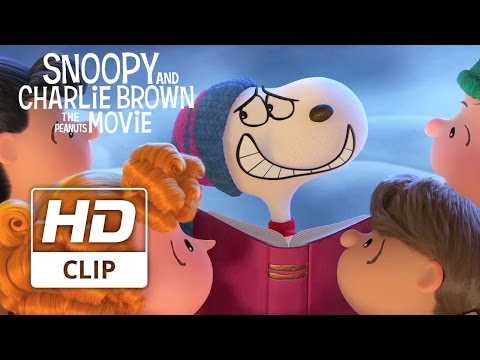 Snoopy and Charlie Brown: The Peanuts Movie | 'Snoopy Sings with Carollers' | Official HD 2015