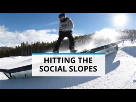 Climate change and pro-snowboarder hit the slopes