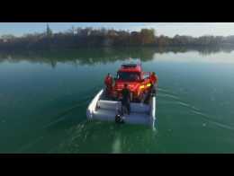 Inflatable dingy can carry 5,000 kg load