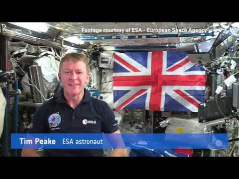 British astronaut records message in space for Queen Elizabeth