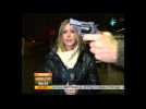 Gunman cuts into live weather report