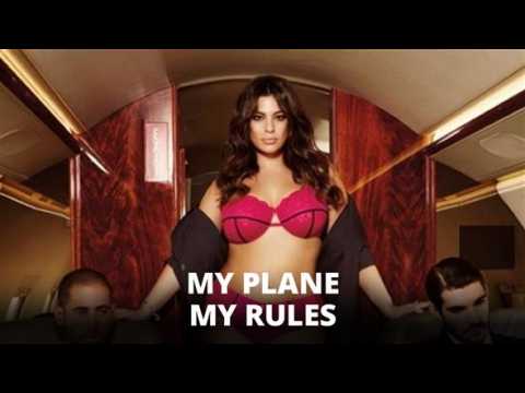 Lingerie-clad Ashley Graham is 'plane' sexy