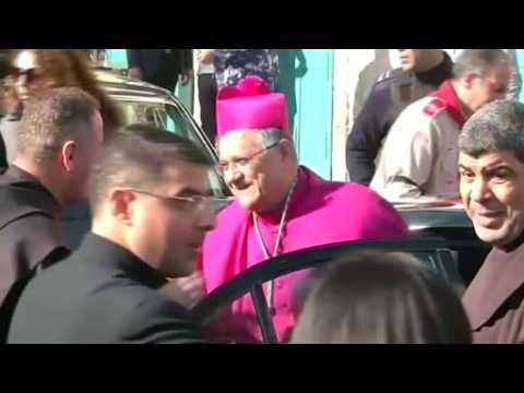 Latin Patriarch of Jerusalem arrives in Bethlehem