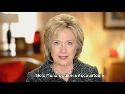 New Clinton ad supports Obama on gun control