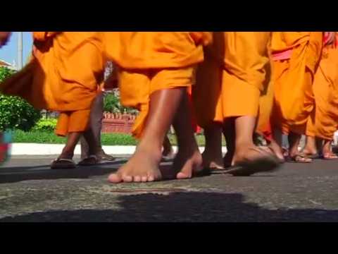 Activists march in Cambodia for Human Rights Day