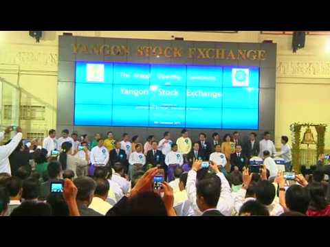 No trading as Myanmar's stock exchange opens