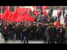 Russian communists say 'happy birthday' to Stalin