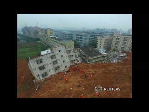 Scores missing after China landslide