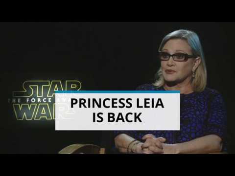 Carrie Fisher:"I've been in character for 35 years"