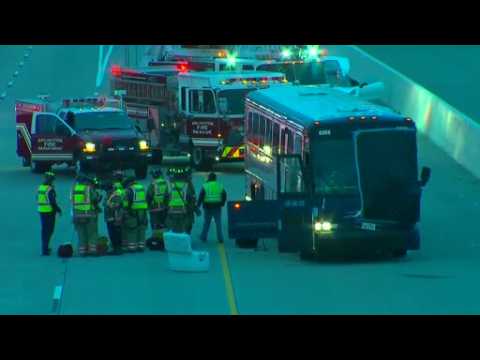 One dead, 20 wounded in Texas bus crash