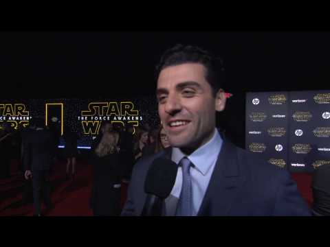 Star Wars: The Force Awakens Premiere: Oscar Isaac