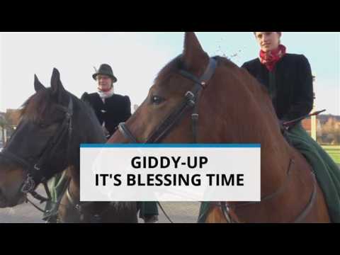 Ever seen 160 horses being blessed?