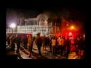 Protesters set fire to Saudi embassy in Iran