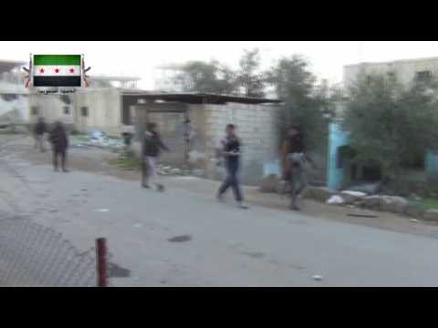 Syrian rebels battle government forces in Deraa - amateur video