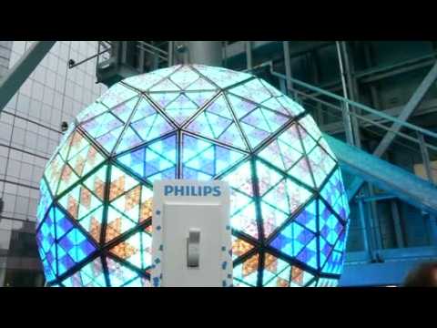 Times Square crystal ball ready for its big night
