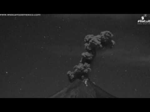 Mexican volcano erupts on New Year's Eve