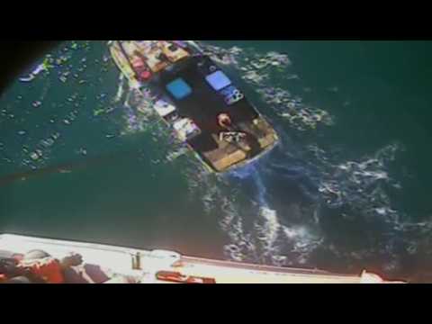 U.S. Coast Guard medevacs ill fisherman off the Oregon coast