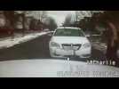 Brother's fight ends in crash with police car