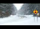 Snow, Arctic chill blast Midwest
