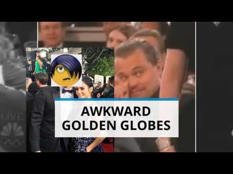 The awkward Golden Globes moments of 2016