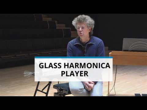 Glass Harmonica: Crystal keyboard played w wet fingers
