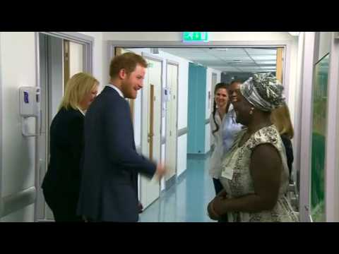 Prince Harry visits HIV hospital close to Diana's heart