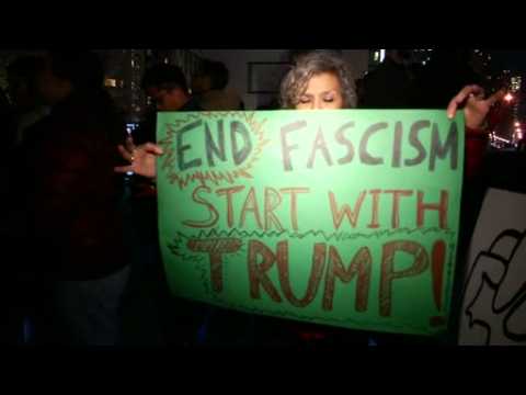 Fear, anger at New York anti-Trump rally