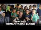 David Beckham receives Humanitarian leadership award