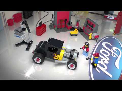 Les Ford Mustang et F-150 Raptor traduites en Lego Speed Champions (2016)