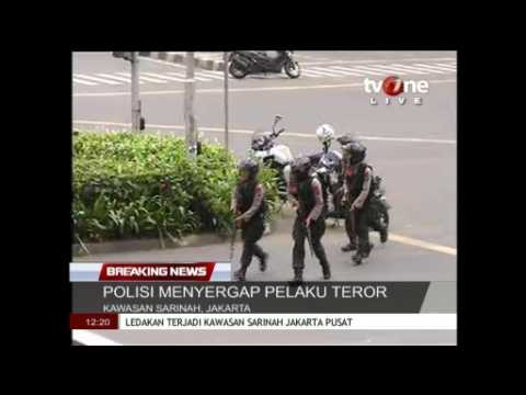 Deadly explosions, gunfight in Indonesian capital