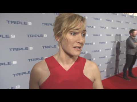 Kate Winslet Talks About 'Triple 9' At The Premiere