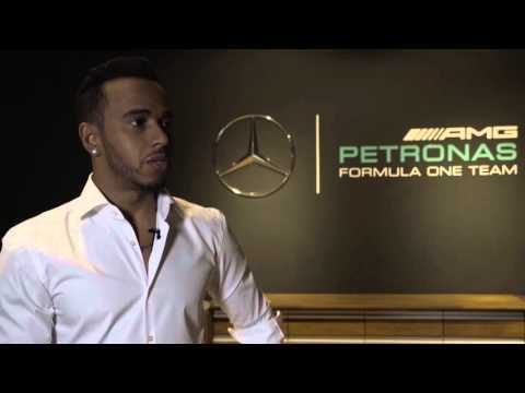 MERCEDES AMG PETRONAS Car Launch 2016 - Interview Lewis Hamilton | AutoMotoTV