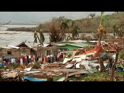 Fijian islands still cut off after cyclone, fear of disease outbreaks.