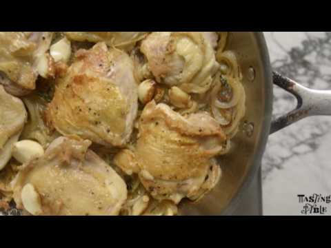 Le haut de poulet à la façon d'un grand chef américain