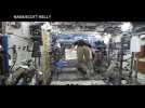 NASA  astronaut Scott Kelly monkeys around on space station