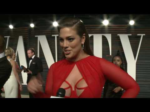 Ashley Graham Shows Her Assets At First Oscar Party