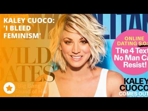 Kaley Cuoco dishes on being a feminist and romance